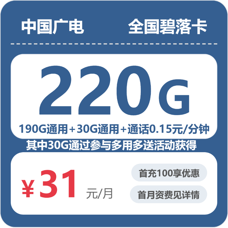 广电全国碧落卡