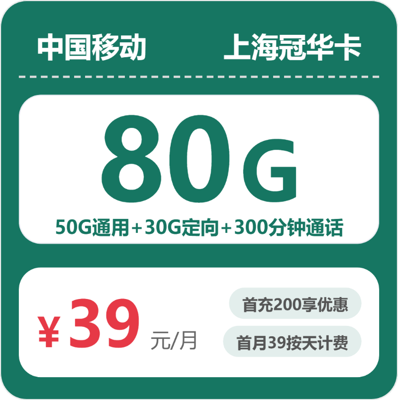 上海流量卡优惠推荐:2026年6月中旬上海移动、广电、电信、联通电话卡办理哪个最划算?